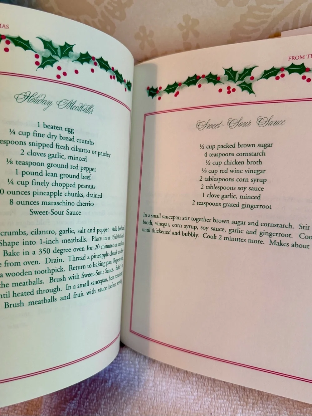 Merry Christmas from the South – Michelle Stone – Vintage 1998 Holiday Cookbook